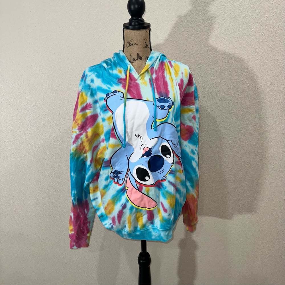 Stitch tie dye sweater